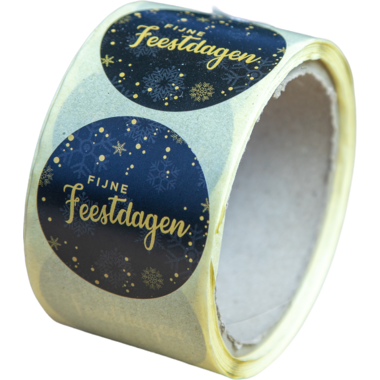 Etiketten Fijne Feestdagen 50 mm (500), foto 2 van 3